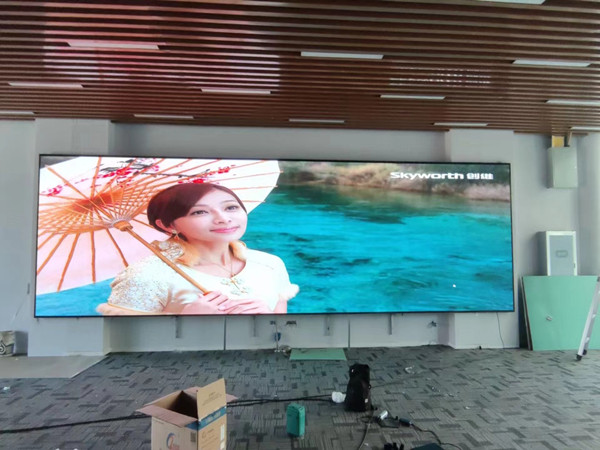 方正P1.53led小间距屏安装案例